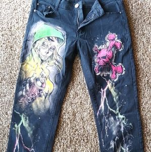 Graffiti Art Skinny Jeans